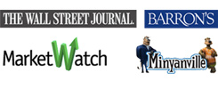 Wall Street Journal, Barron's, MarketWatch, Minyanville
